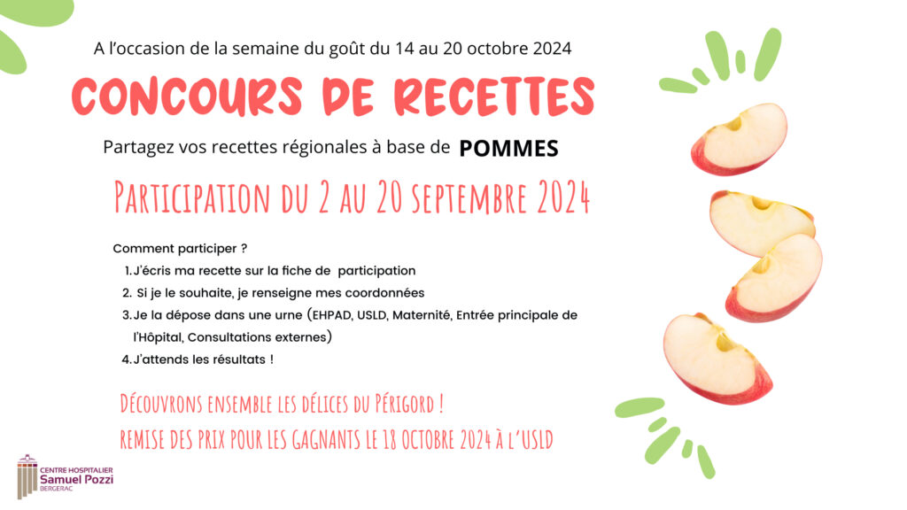 Concours de recettes hôpital de Bergerac